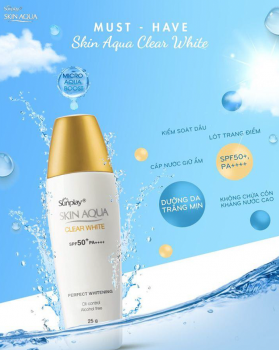 Sữa Chống Nắng Skin Aqua Clear White 25g