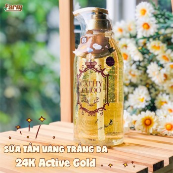 Sữa tắm vàng trắng da 24K Active Gold