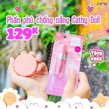 Phấn Phủ Trong Suốt Chống Nắng Cathy Doll