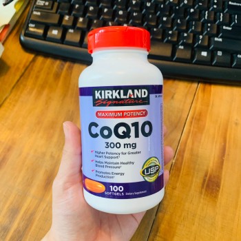 Viên uống hỗ trợ tim mạch CoQ10 Kirkland 300mg