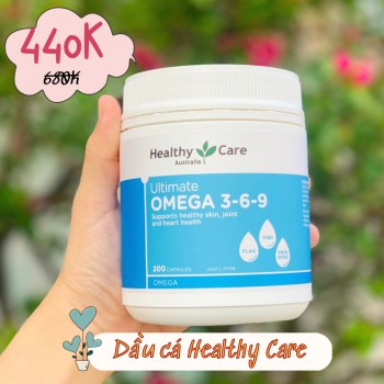 Viên Uống Bổ Sung Omega Healthy Care Ultimate Omega 369 200 Viên