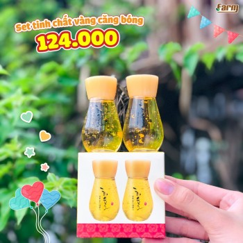Set 2 chai Serum Tinh Chất Vàng 24K Lebelage Heeyul Premium Essence