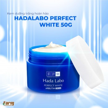 Kem dưỡng trắng hoàn hảo Hadalabo Perfect White 50g