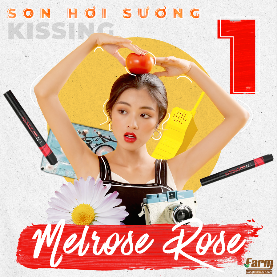 # N°1 Melrose Rose – Đỏ Cam