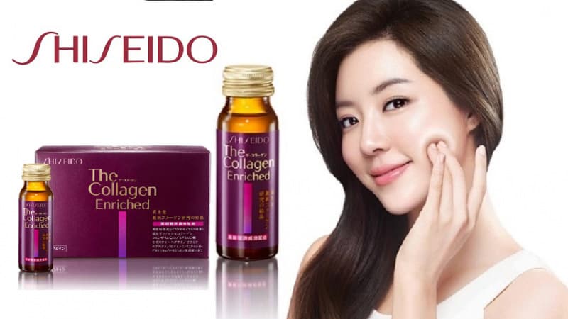 The Collagen Shiseido dạng nước được đóng chai tiện dụng, hấp thu nhanh