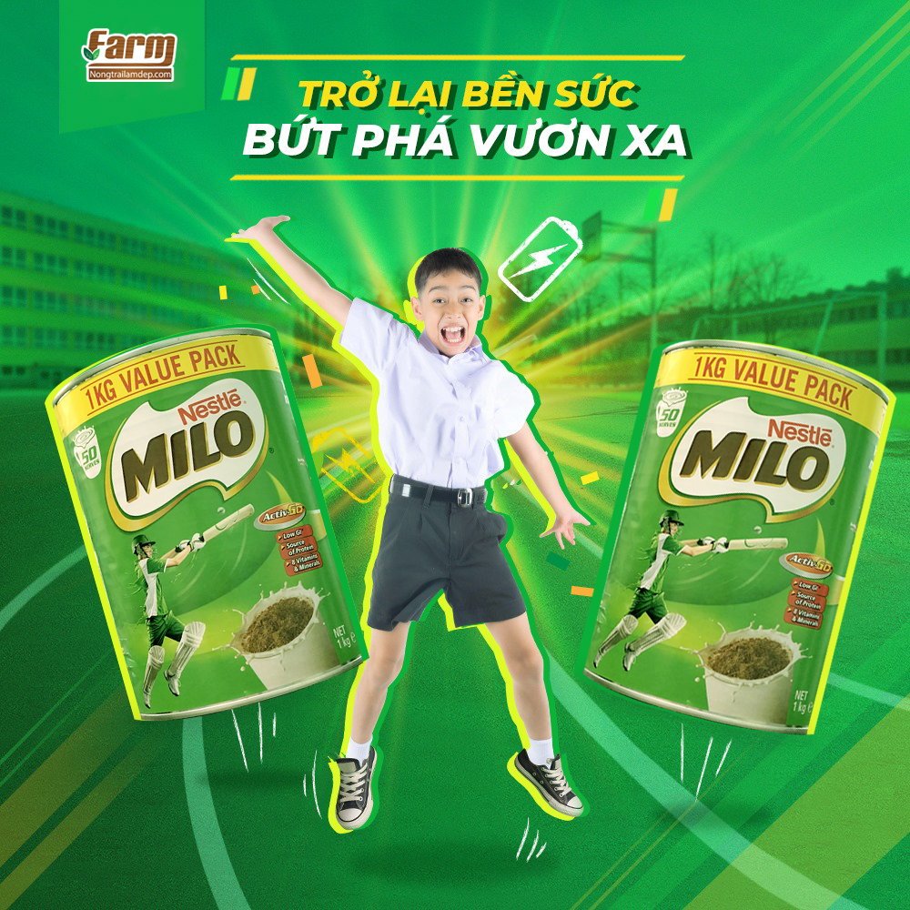Sữa Nestle Milo Úc 1kg 7