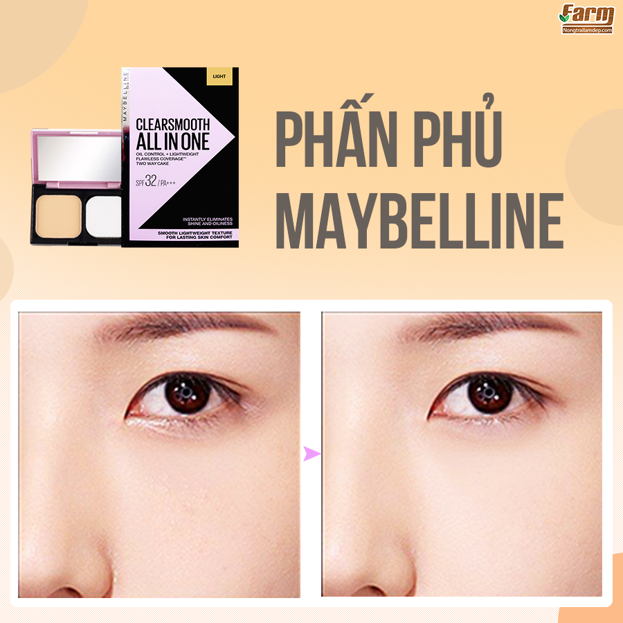 phấn phủ kiềm dầu maybelline all in one 8