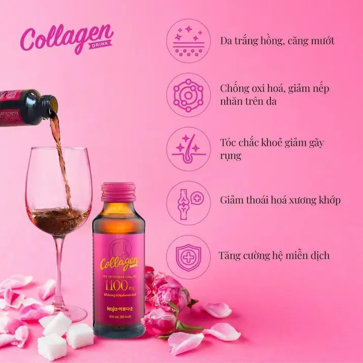 Collagen 1100mg Koja Beauty Hàn Quốc 10 chai x 100ml