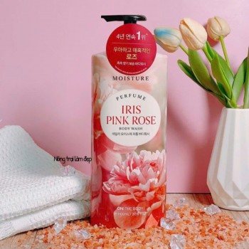 Sữa Tắm Moisture Iris Pink Rose 1100ml