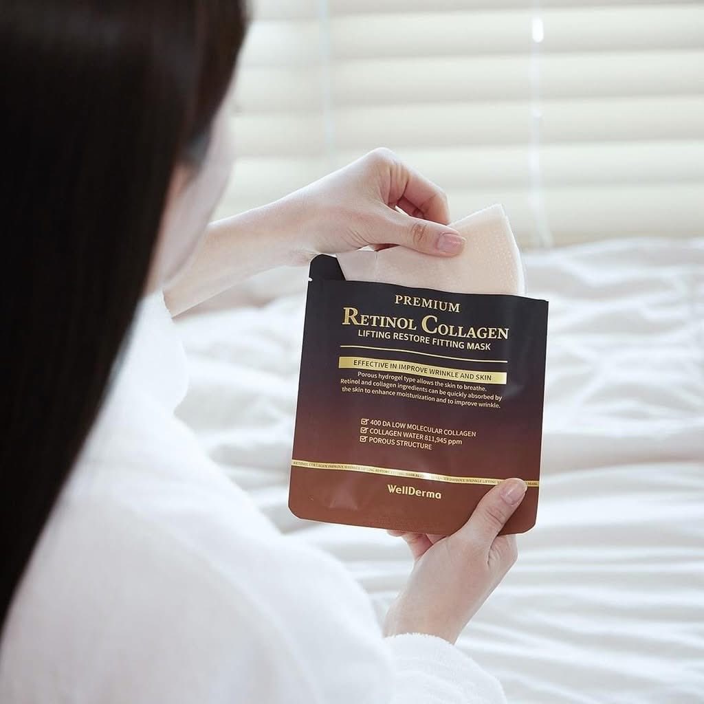 Mặt Nạ Thạch Wellderma Retinol Collagen Mask