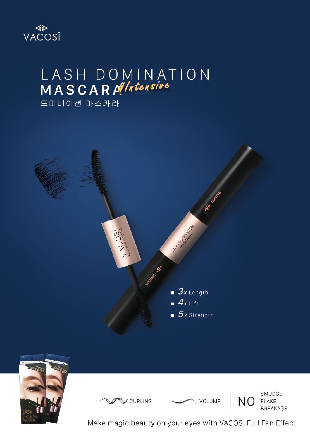 Mascara Dài Và Tơi Mi Vacosai Natural Lash Domination Mascara 10g