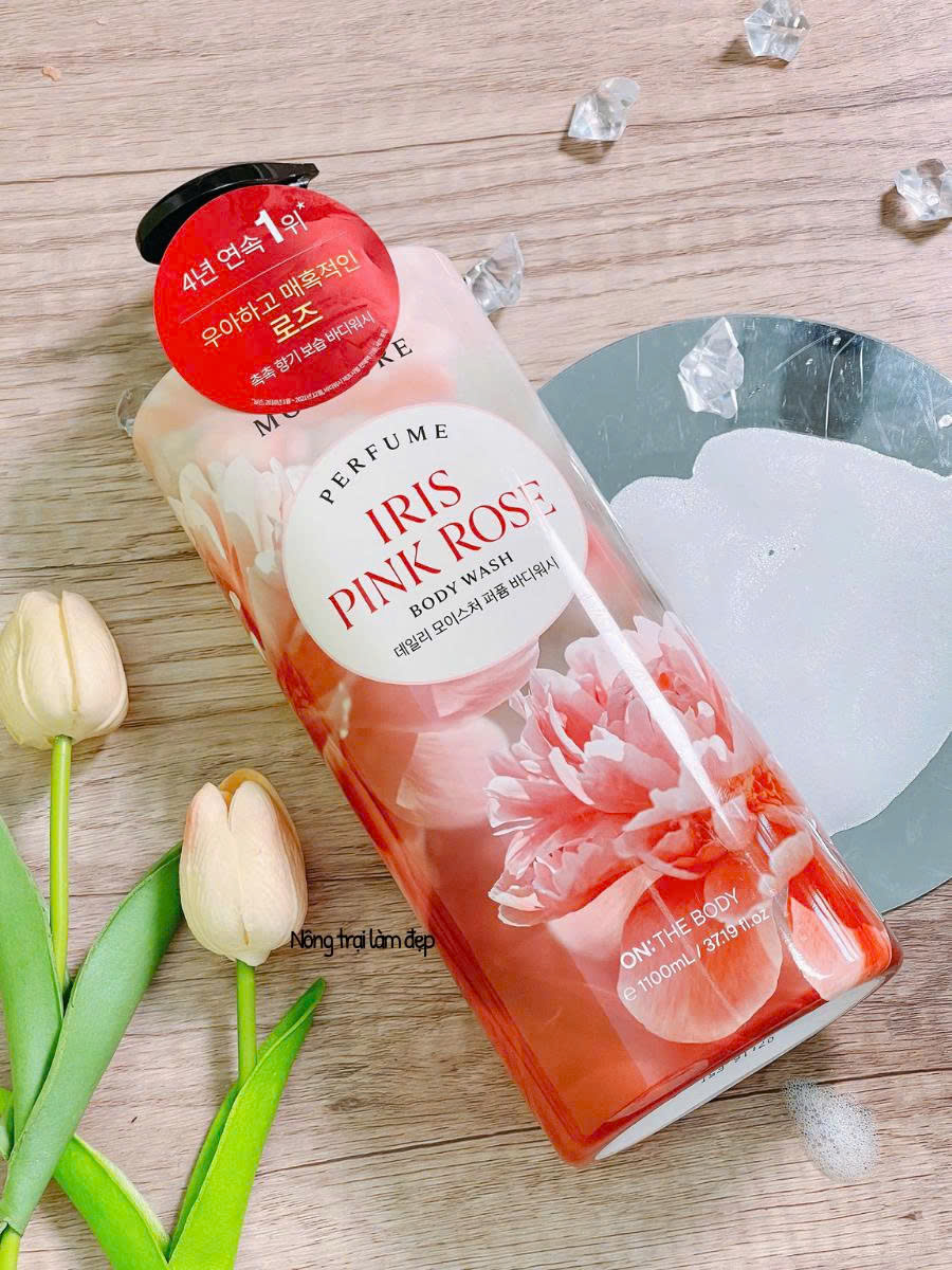 Sữa Tắm Moisture Iris Pink Rose 1100ml