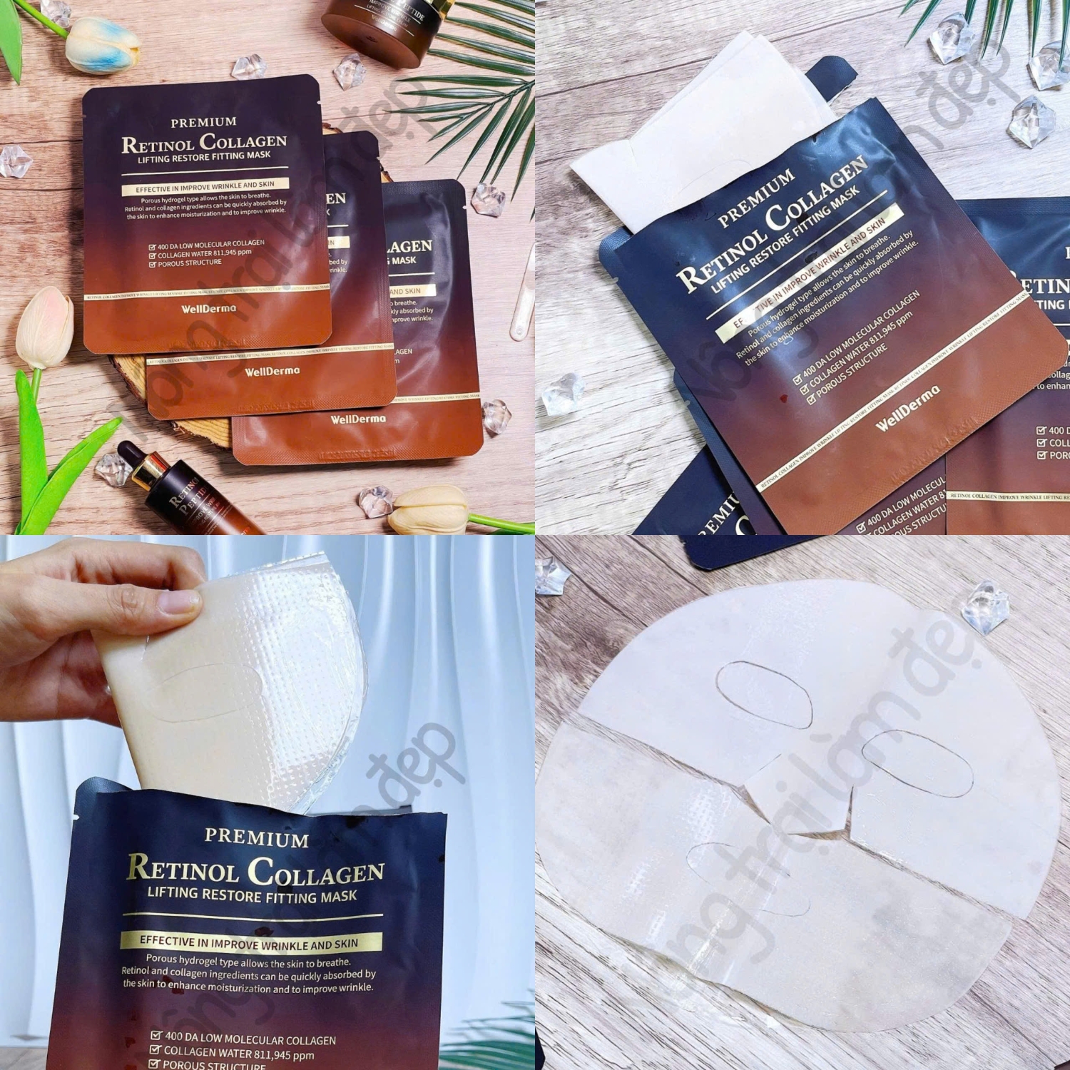 Mặt Nạ Thạch Wellderma Retinol Collagen Mask