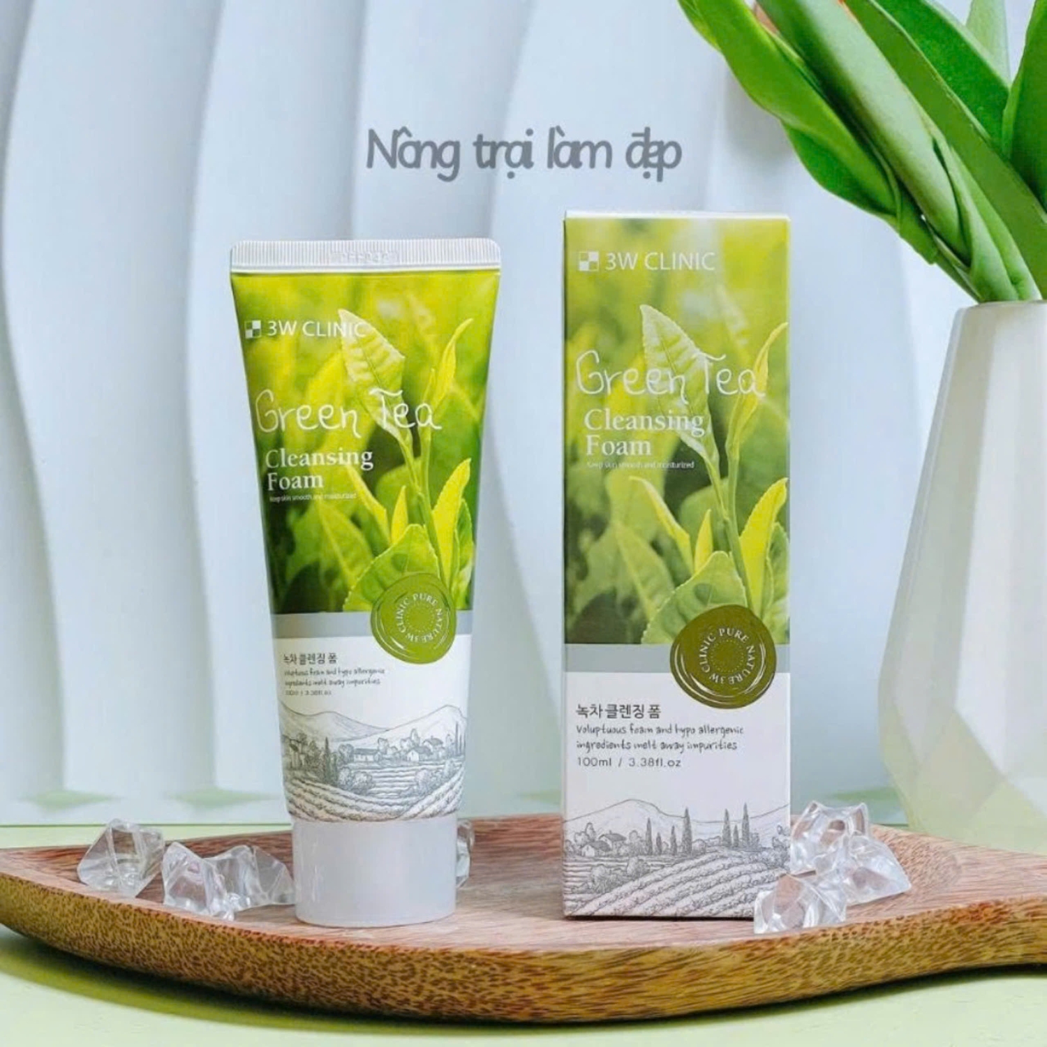 Sữa Rửa Mặt 3W Clinic Trà Xanh 100ml